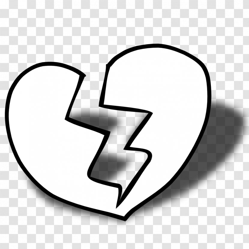 Broken Heart Clip Art - Area - Heartbreak Cliparts Transparent PNG