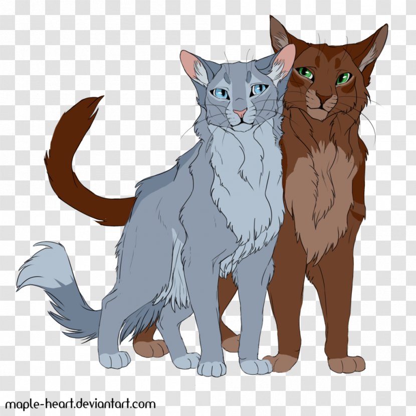 Into The Wild Bluestar's Prophecy Cat Oakheart - Watercolor Transparent PNG