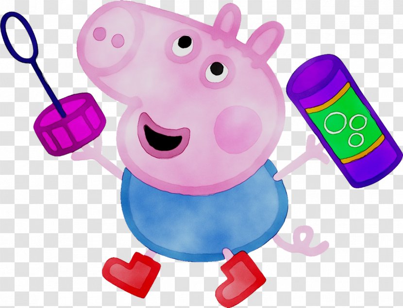 George Pig Daddy Mummy Image - Suidae - Delphine Donkey Transparent PNG