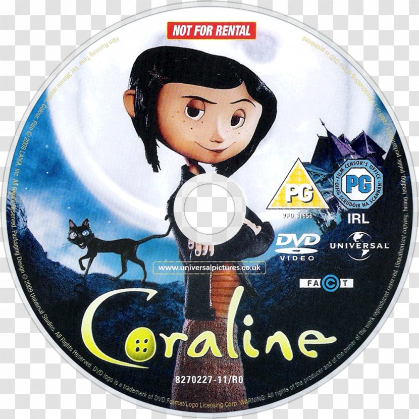 Dakota Fanning Coraline Jones Compact Disc Blu-ray - Television - Dvd Transparent PNG