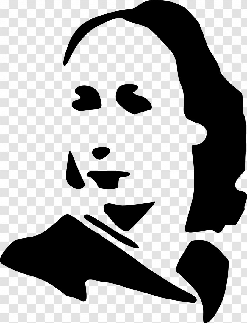 Stencil Graffiti Female Woman - Nose Transparent PNG