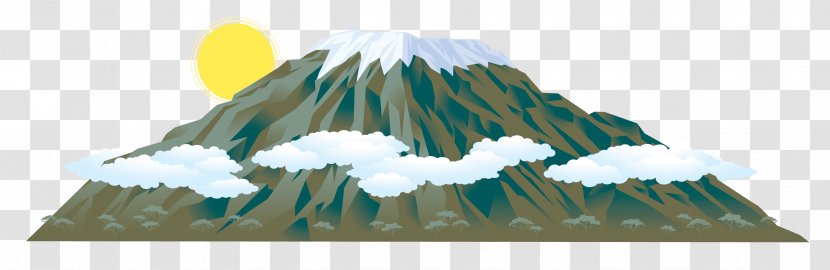 Mount Kilimanjaro Mountain Everest Clip Art - Moshi Tanzania Transparent PNG