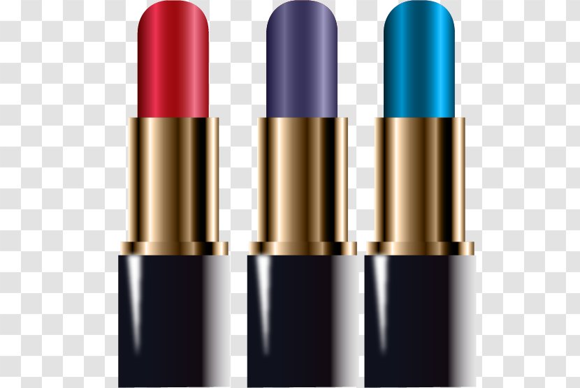 Lipstick Cosmetics Euclidean Vector - Health Beauty - Multicolor Transparent PNG