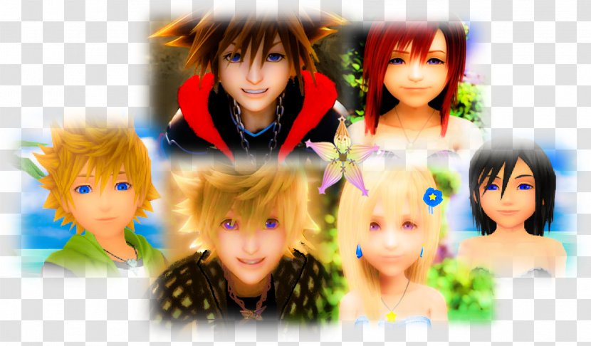 Kairi Sora Kingdom Hearts Digital Art Photomontage - Play Transparent PNG