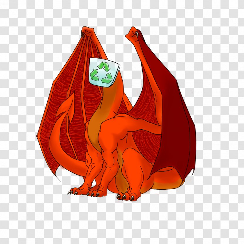 Dragon Cartoon - Garbage In The Bucket Transparent PNG