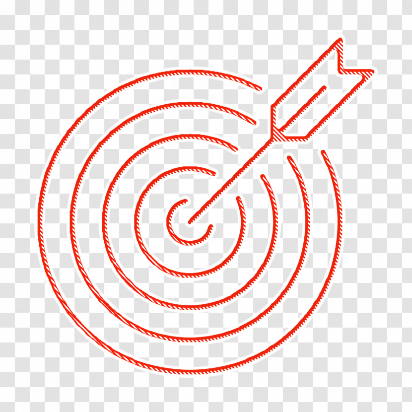 Bullseye Icon Target Icon Management Icon Transparent PNG