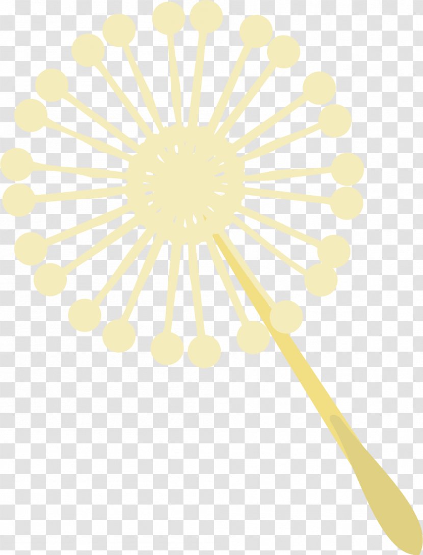 Illustration - Painting - Hand Painted Yellow Dandelion Transparent PNG