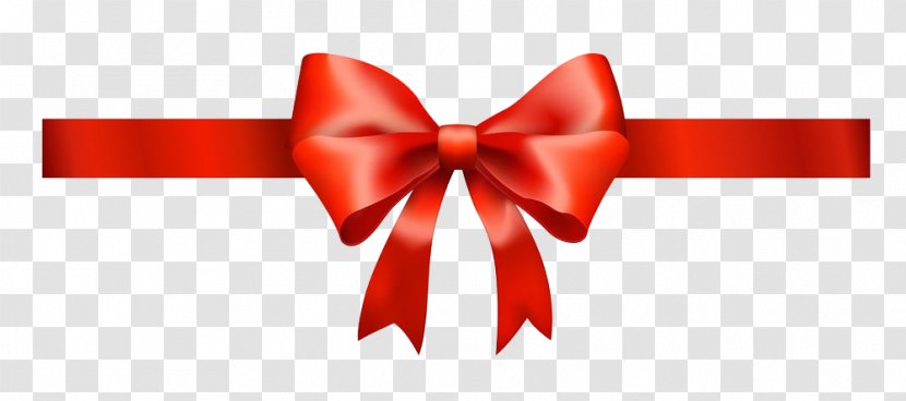 Red Ribbon Royalty-free Illustration - Bow Transparent PNG