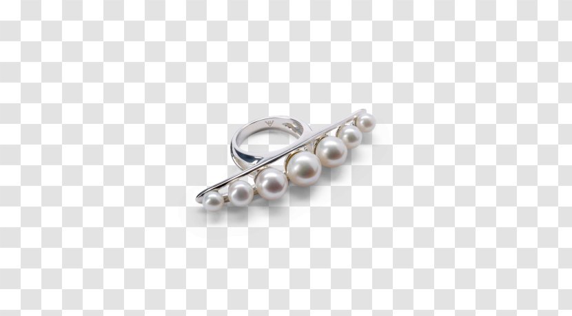 Pearl Earring Body Jewellery Silver Transparent PNG