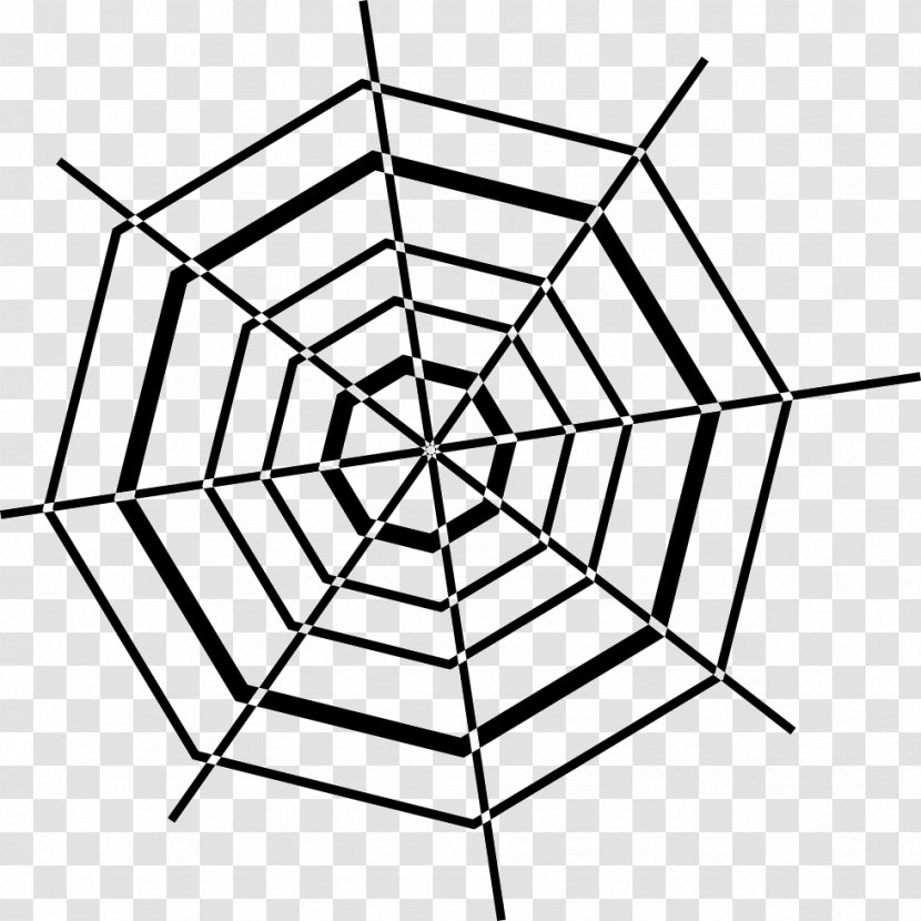 Spider-Man Spider Web Vector Graphics Stencil - Line Art Transparent PNG