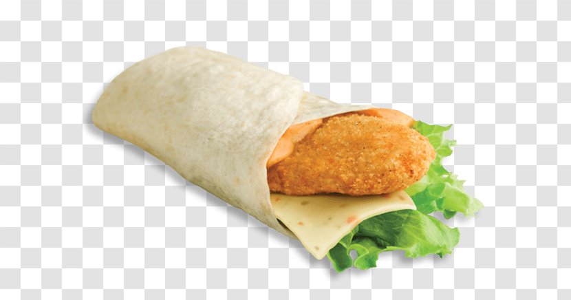 Lumpia Wrap Chicken Sandwich Fast Food Taquito - Chipotle - Restaurant Item Transparent PNG