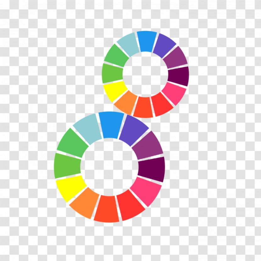 Color Wheel Scheme Complementary Colors - Colored Circles Transparent PNG