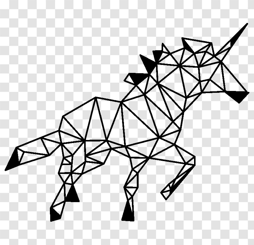 Geometry Geometric Shape Horse Child - Leaf Transparent PNG