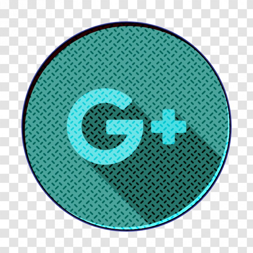 Google Plus Icon Social Media Icons - Polka Dot - Blue Transparent PNG