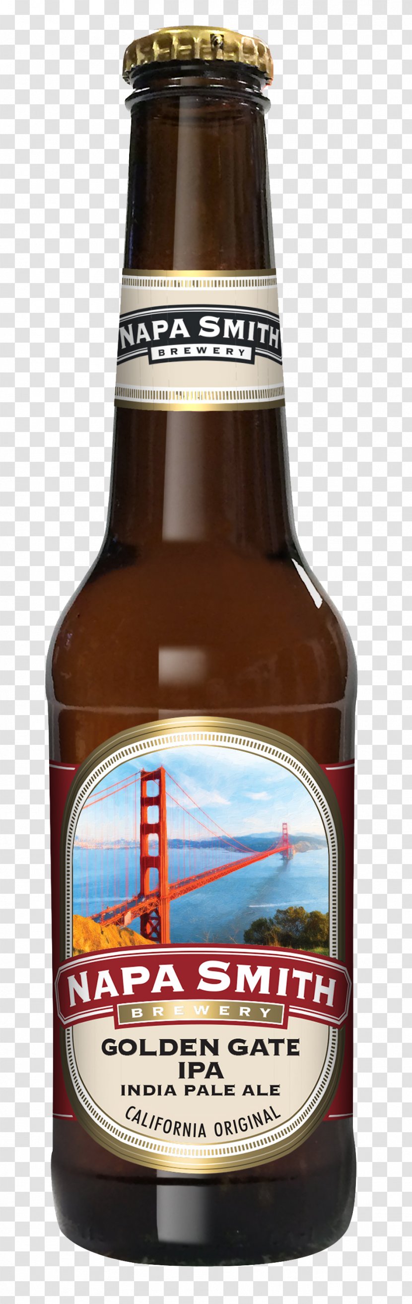 India Pale Ale Beer Napa Smith Brewery - Glass Bottle Transparent PNG