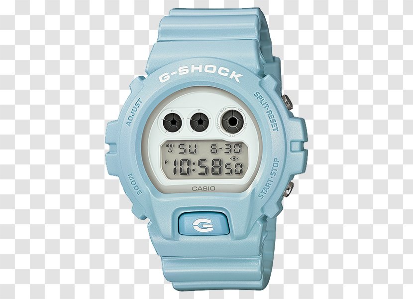 G-Shock Casio Watch Clock Blue - Daniel Wellington Transparent PNG