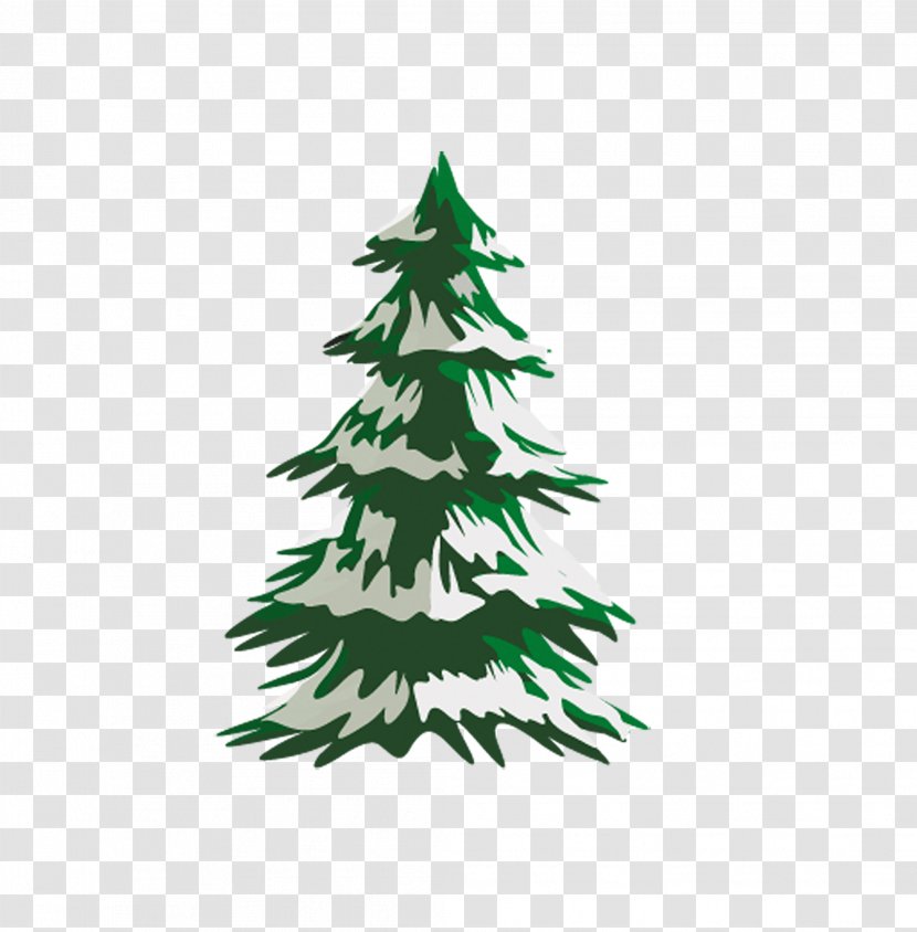 Rudolph Christmas Tree Drawing - Green - Snow Pine Transparent PNG