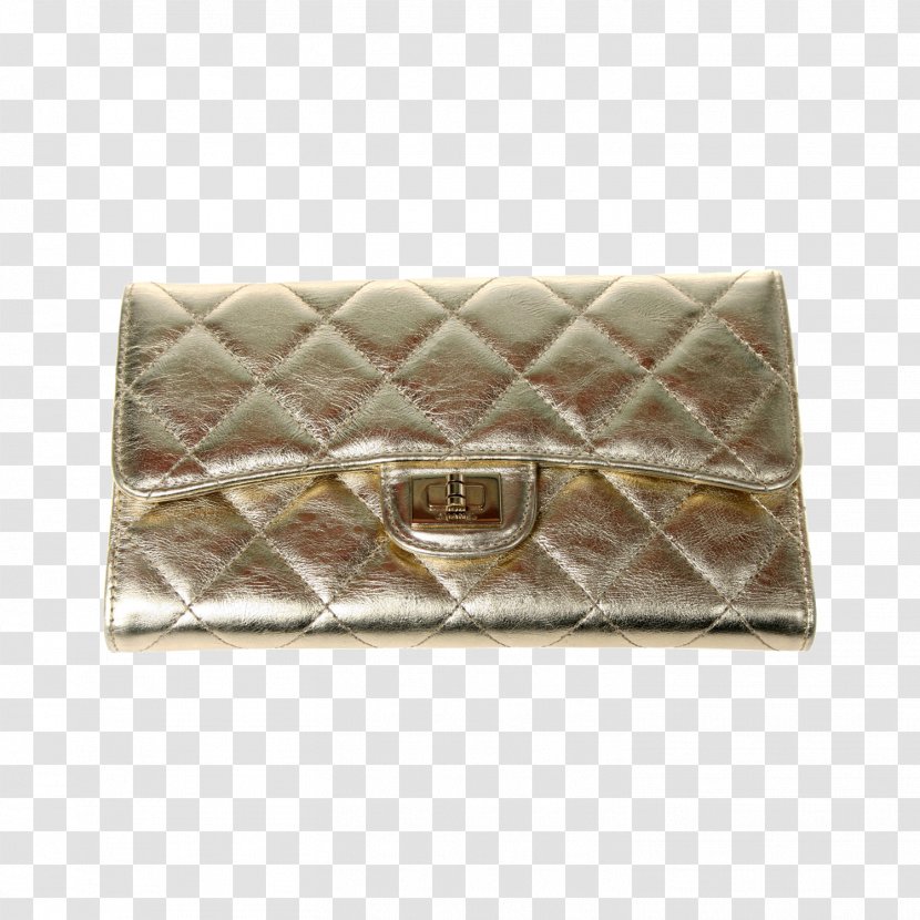 Chanel Wallet Handbag Coin Purse Fashion - Quilting - Golden Female Models Bag Quilted Transparent PNG