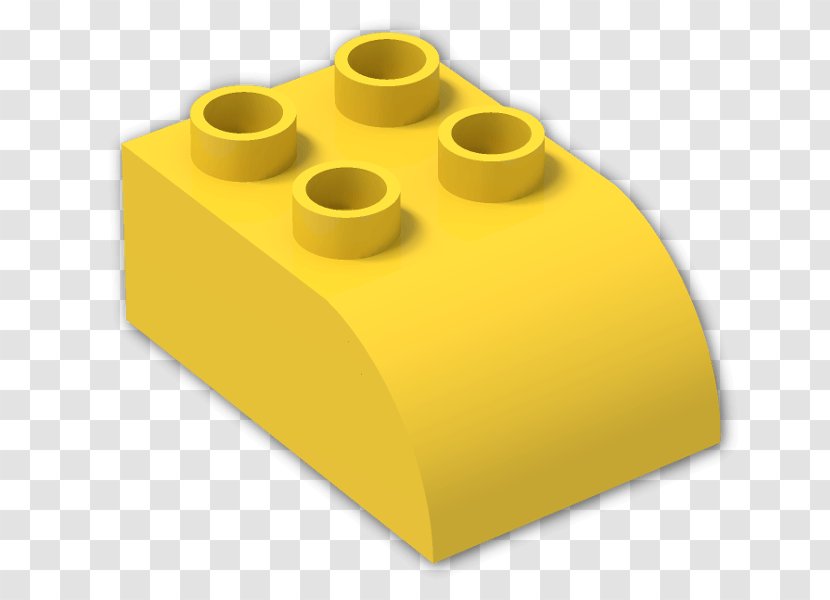 Yellow Lego Duplo White Bricklink - Brightness - Curve Transparent PNG