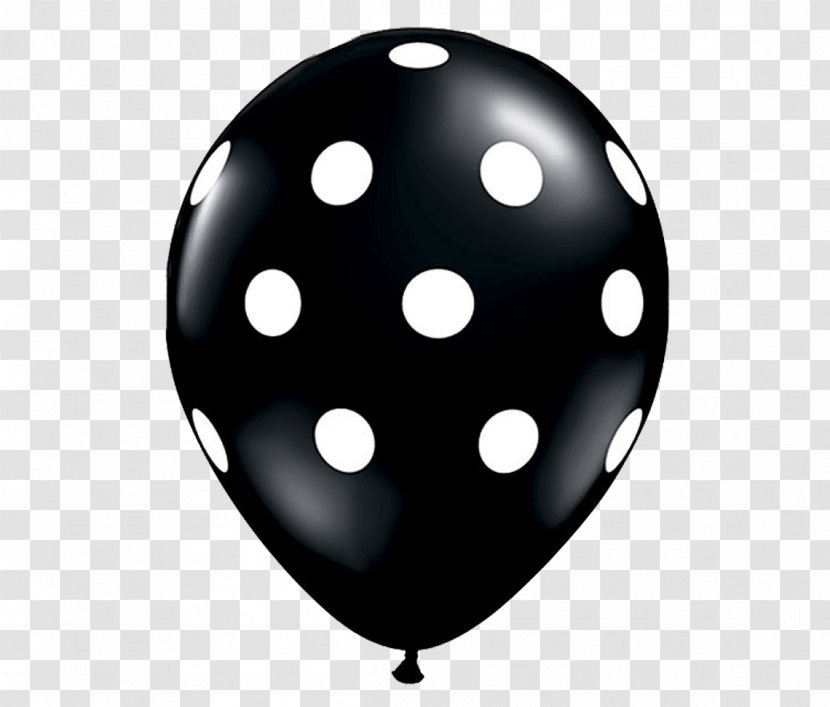Mylar Balloon Polka Dot Birthday Latex - Children S Party Transparent PNG