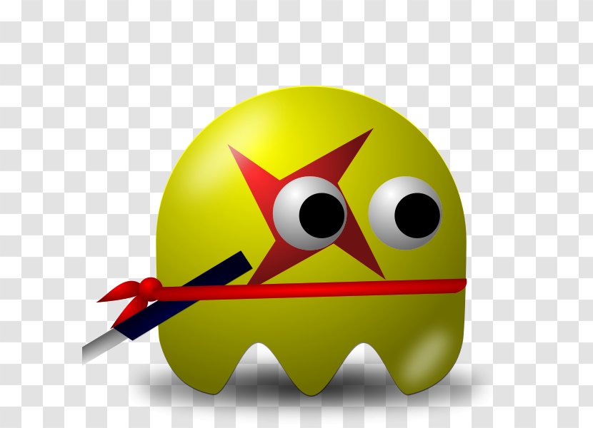 Pac-Man Jumping Ninja: Forest Dash Clip Art - Smile - Ninja Cliparts Transparent PNG