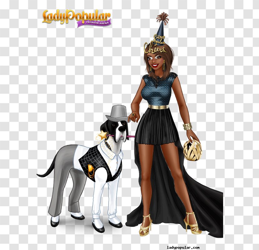 Lady Popular Figurine - Costume - Party Animals Transparent PNG