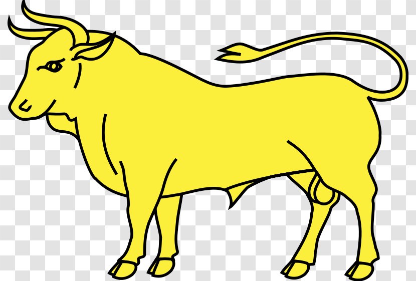 Cattle Bull Heraldry Figura Clip Art - Grass Transparent PNG
