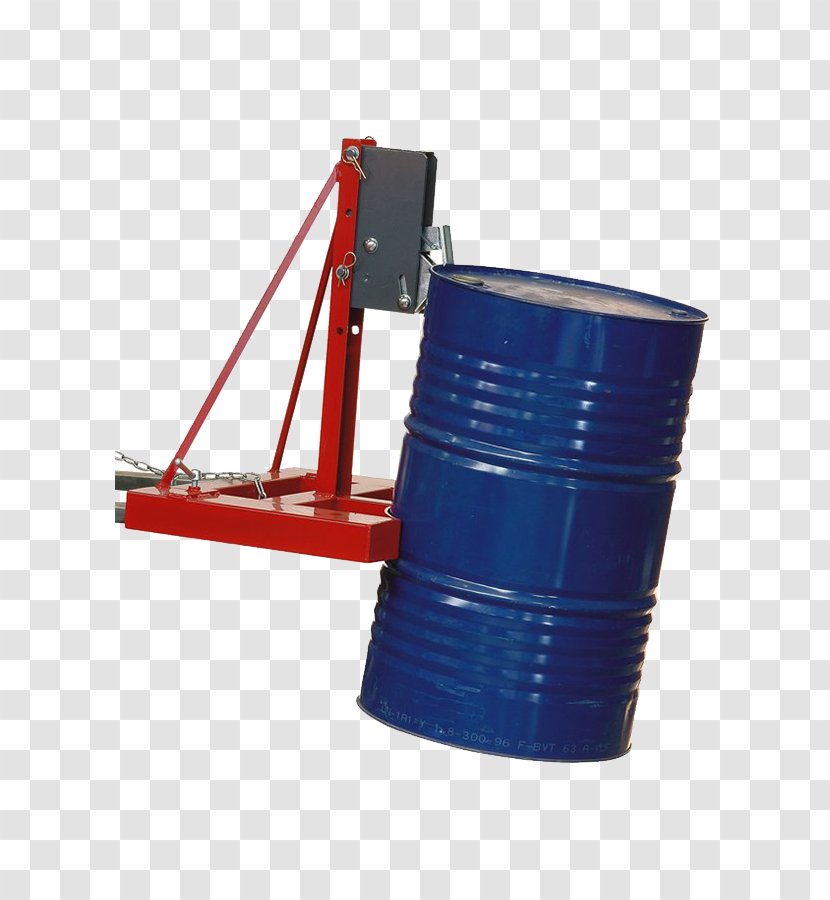Drum Plastic Pliers Forklift Material Handling - Metal - Barrel Transparent PNG