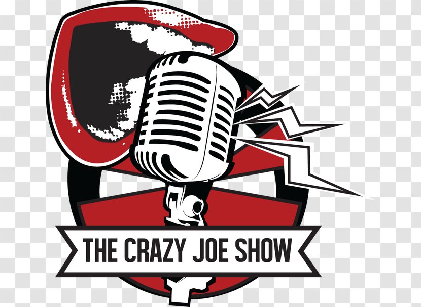 Microphone Logo Television Show Podcast The Crazy Joe - Heart Transparent PNG
