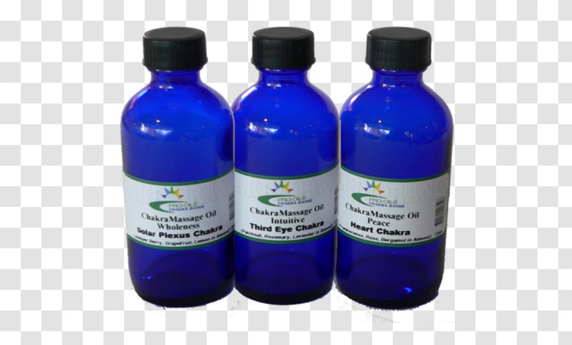 Cobalt Blue Liquid Bottle Solvent In Chemical Reactions Transparent PNG