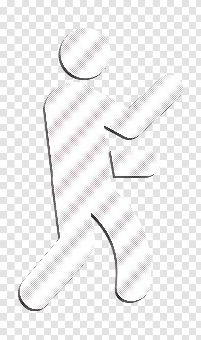 Man Punching Icon Humans 2 Icon Fight Icon Transparent PNG