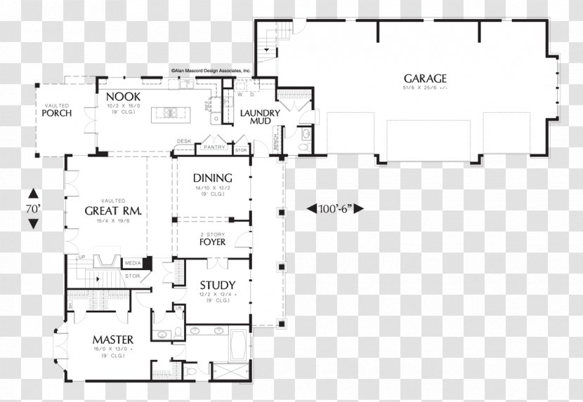 Floor Plan House - Diagram - Master Transparent PNG
