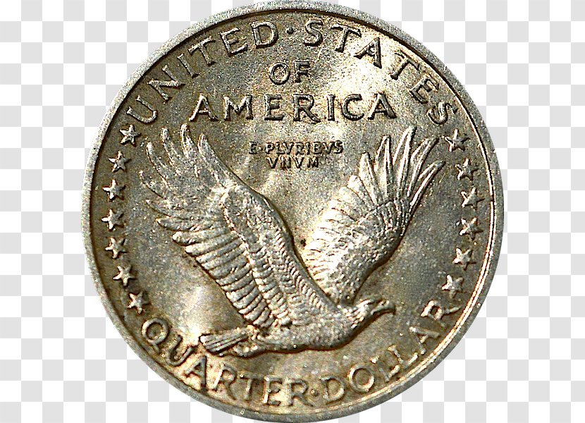 Coin Quarter Silver Crown Cape Verdean Escudo - Euro - Walking Liberty Half Dollar Transparent PNG