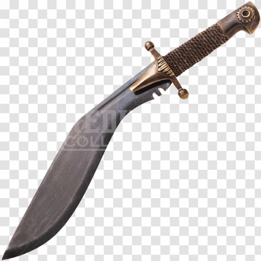 Bowie Knife Hunting & Survival Knives Machete Throwing - Scabbard Transparent PNG