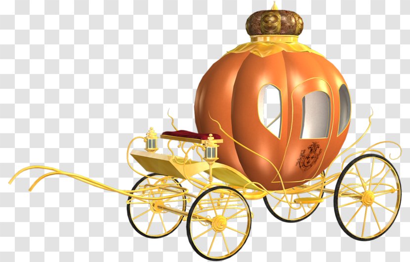 Cinderella Carriage Clip Art - Pumpkin Car Transparent PNG