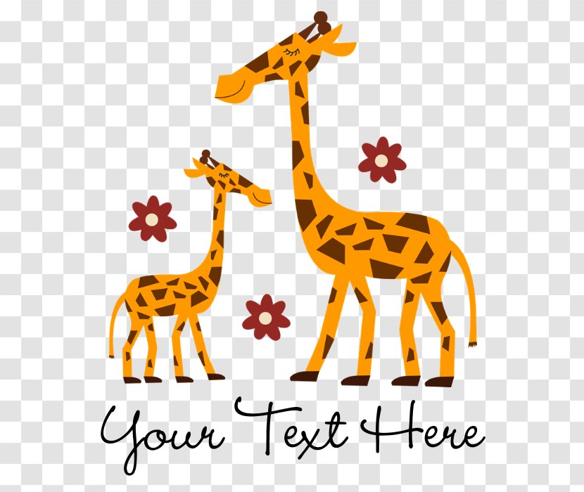 Giraffe Cartoon - Fawn - Logo Transparent PNG