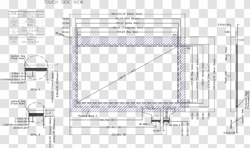 Drawing Engineering Line - Glass Display Panels Transparent PNG