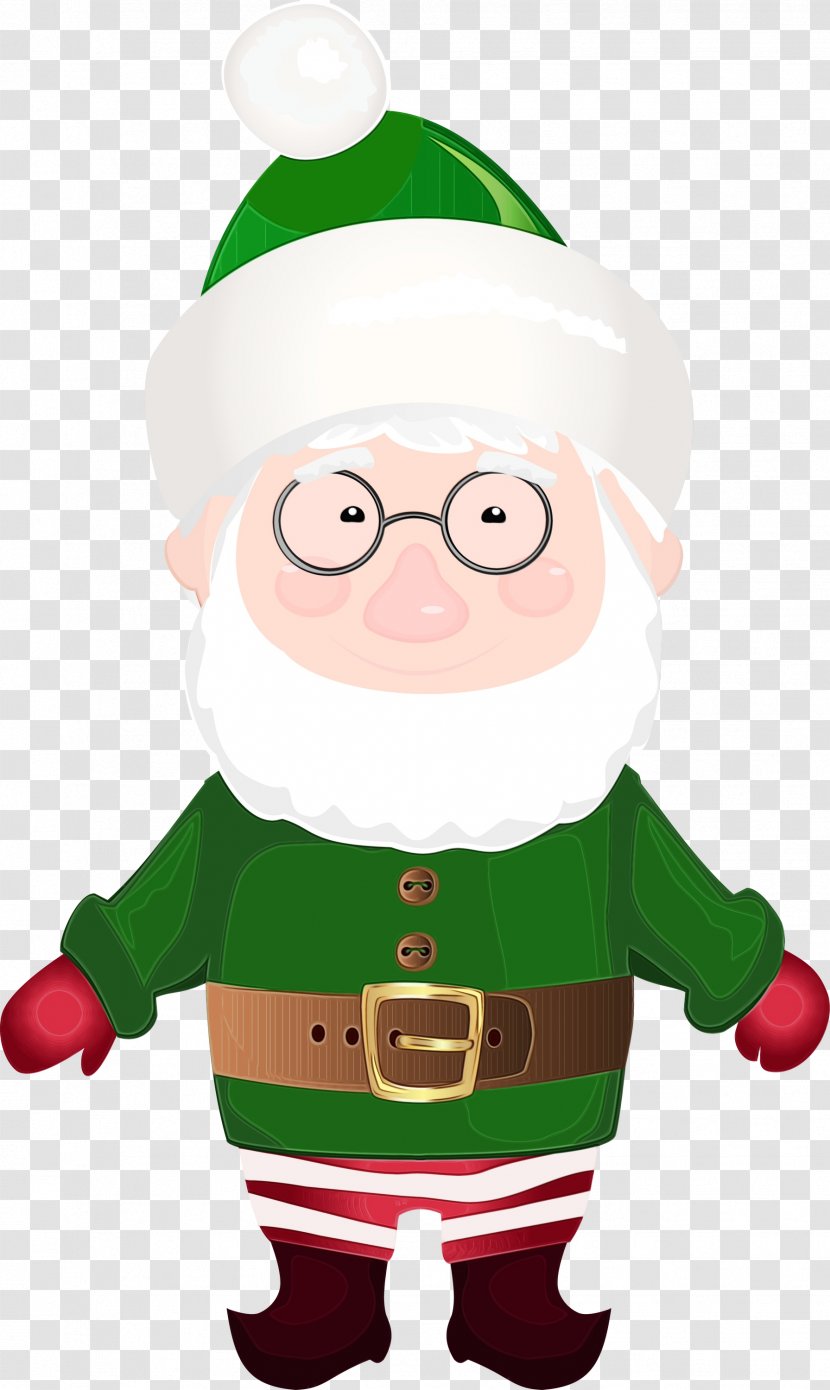 Christmas Elf Cartoon - Santas Little Helper Transparent PNG