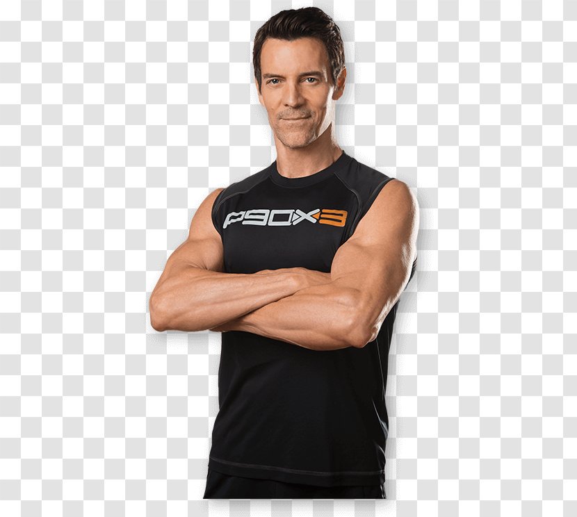 Tony Horton P90X Personal Trainer Exercise Weight Training - Sleeveless Shirt - Bodies Across America Transparent PNG