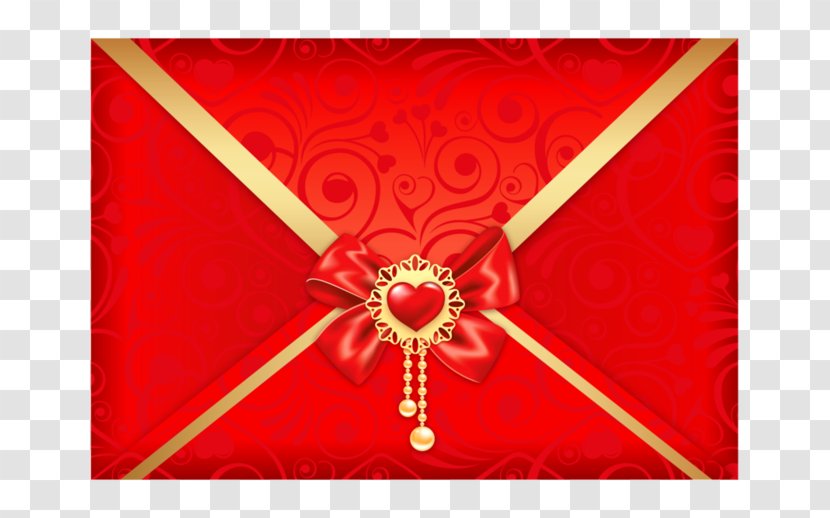 Valentine's Day Letter Clip Art - Document Transparent PNG