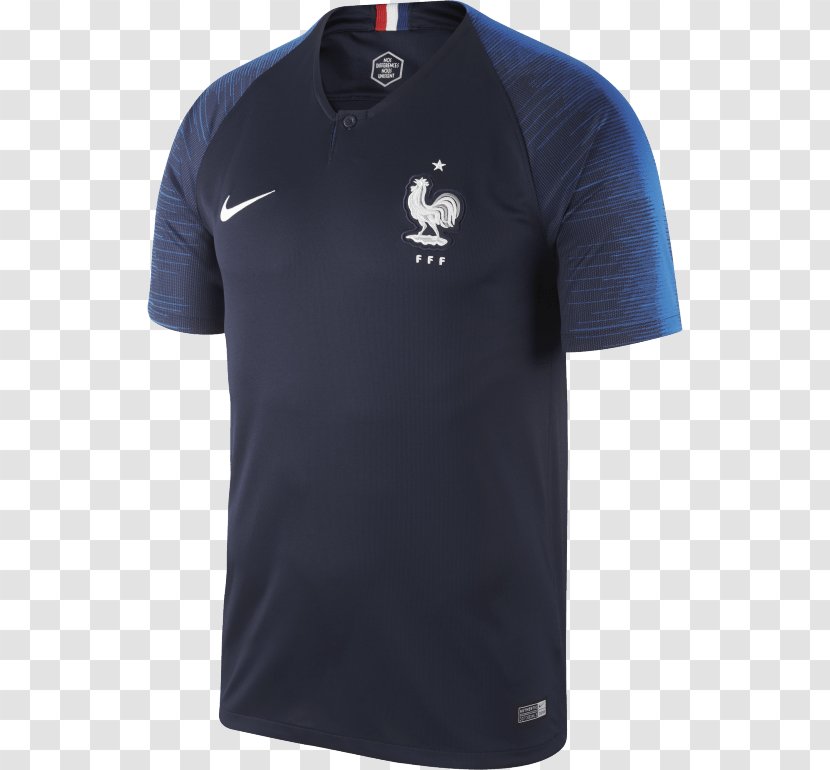 2018 World Cup France National Football Team T-shirt Jersey Argentina - Active Shirt Transparent PNG