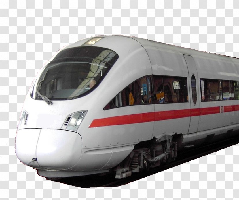 Train Rail Transport Maglev High-speed Leipzig Hauptbahnhof - Trains Transparent PNG