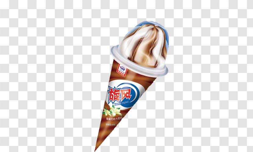 Ice Cream Cone Pop Milk - Sundae Transparent PNG