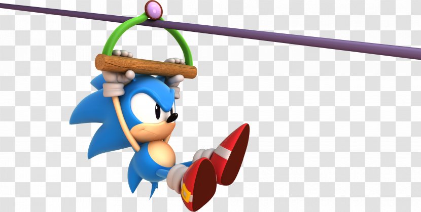 Sonic Mania Green Hill Zone Forces Animation Generations - Zipper Transparent PNG