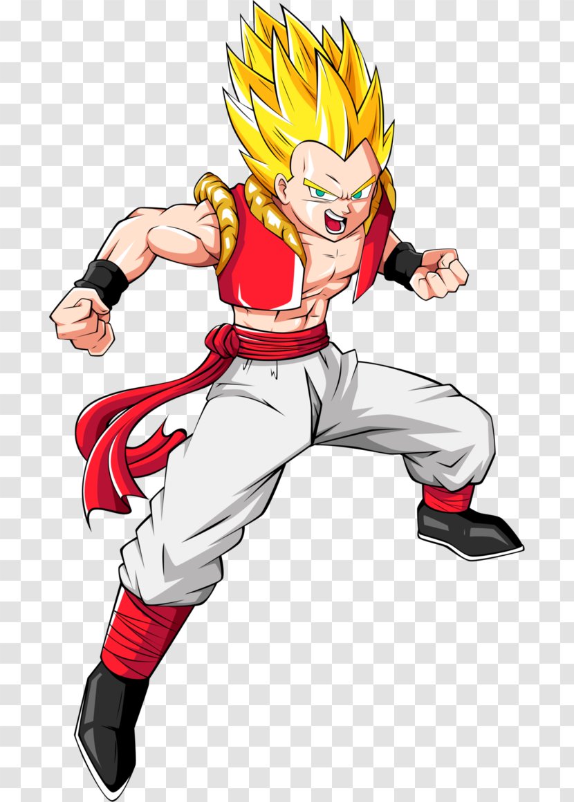 Gotenks Gohan Trunks Super Saiyan - Heart - Watercolor Transparent PNG