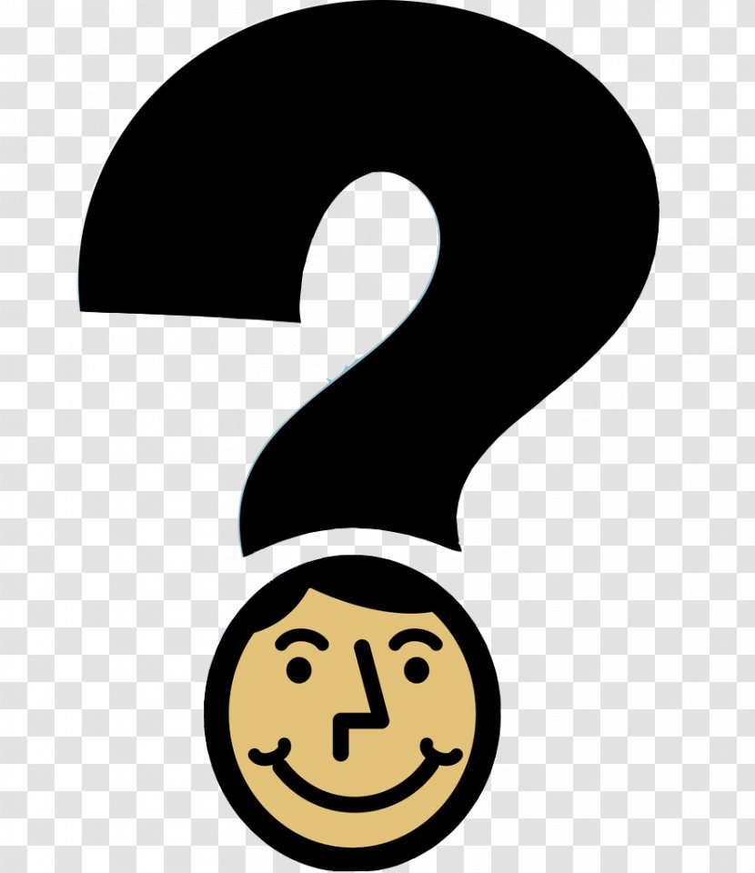 Question Mark Face - Drawing - Cartoon People A Transparent PNG