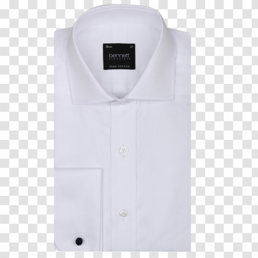 Dress Shirt Collar Sleeve Cuff - White Transparent PNG