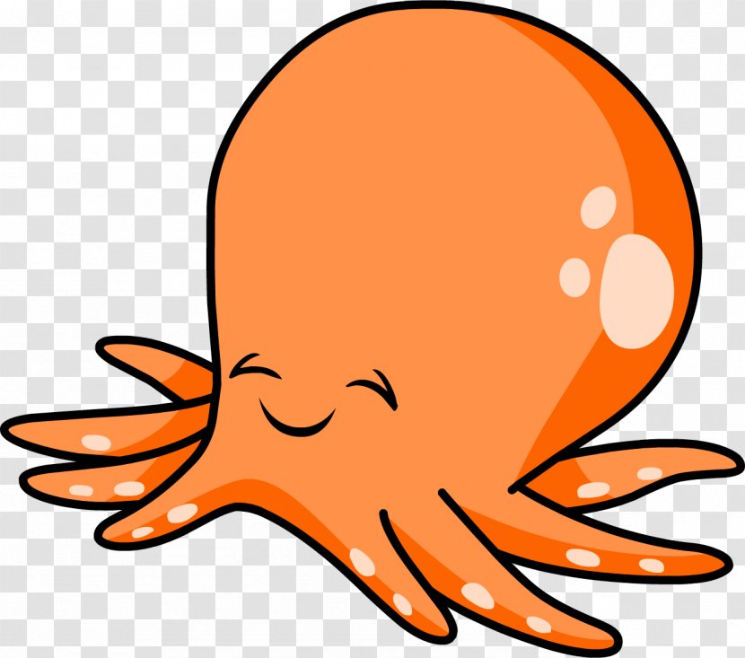 Club Penguin Wiki Clip Art - Organism - Squid Transparent PNG