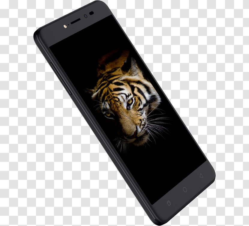 Smartphone Tiger Coolpad Note 5 Grey Black Transparent PNG