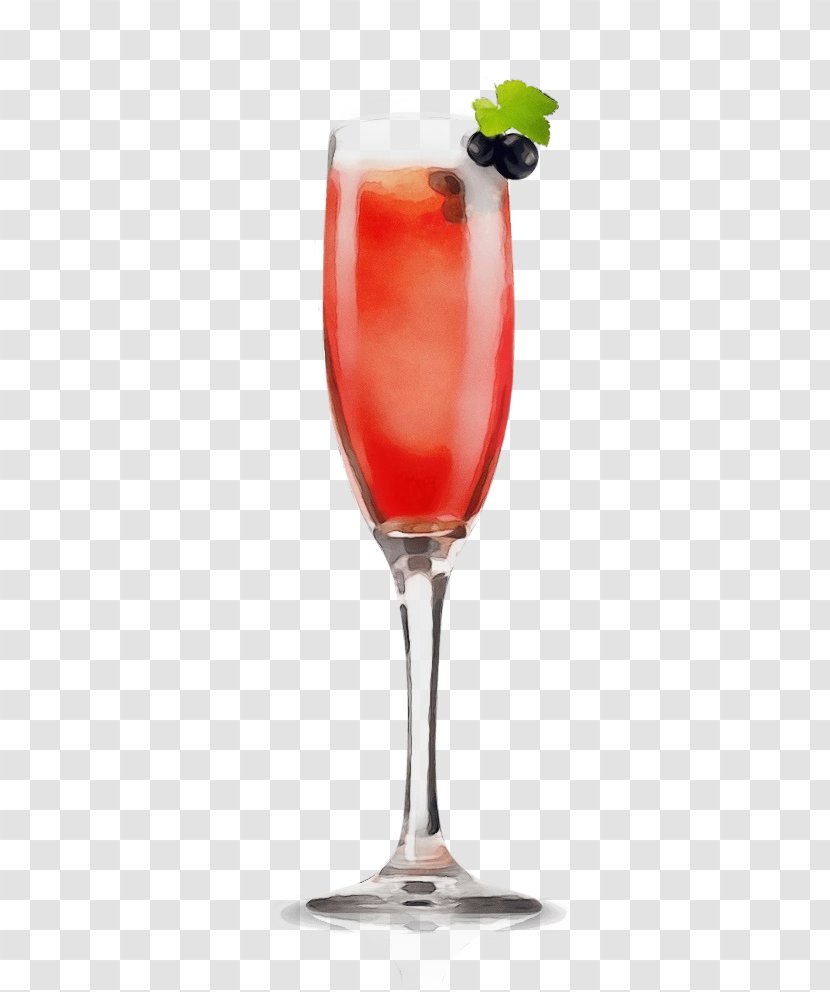Drink Champagne Cocktail Alcoholic Beverage Kir Royale - Wine - Red Russian Sea Breeze Transparent PNG